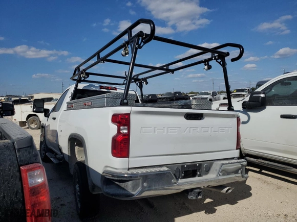 2024 Chevrolet Silverado 2500HD Work Truck with VIN 1GC0WLE79RF394369, listed as a Copart auction lot 76630484 with 0 mi miles and Salvage Title. Bid and sale history available at carsss.com. Image 2.