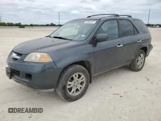 2005 Acura MDX Touring z VIN 2HNYD18615H503443, wystawiony jako Copart lot #52864445 z przebiegiem 186 058 mil mil oraz Szkoda całkowita • Salvage title. Historia ofert i sprzedaży dostępna na DreamBid. Obrazek 1.