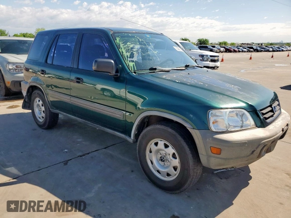 1999 Honda CR-V LX with VIN JHLRD174XXC045114, listed as a Copart auction lot 53889575 with 192,879 mi miles and Salvage Title. Bid and sale history available at carsss.com. Image 4.