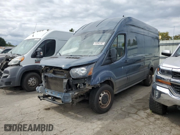 2020 Ford Transit Cargo with VIN 1FTBR3X83LKA55837, listed as a Copart auction lot 68329824 with Not Provided miles and Salvage Title. Bid and sale history available at DreamBid. Image 1.