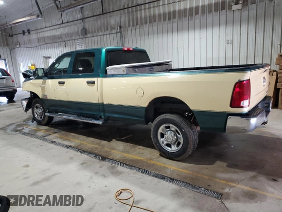 2011 Ram 2500 Laramie Longhorn with VIN 3D7UT2CL8BG504097, listed as a Copart auction lot 57214505 with 288,752 mi miles and Salvage title. Bid and sale history available at DreamBid. Image 2.