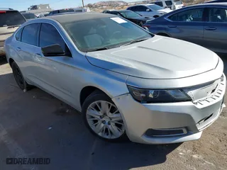 2016 Chevrolet Impala LS with VIN 2G11X5SA4G9171619, listed as a IAAI auction lot 41255305 with 67,821 mi miles. Bid and sale history available at carsss.com. Image 1.