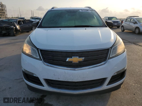 2017 Chevrolet Traverse LS with VIN 1GNKRFKD1HJ183777, listed as a Copart auction lot 54166265 with 205,567 mi miles and Salvage Title. Bid and sale history available at carsss.com. Image 5.