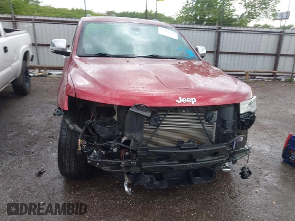 2014 Jeep Grand Cherokee Overland with VIN 1C4RJFCG9EC460165, listed as a IAAI auction lot 42092137 with 131,802 mi miles and . Bid and sale history available at DreamBid. Image 13.