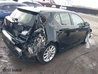 2013 Lexus CT 200h Hybrid with VIN JTHKD5BH7D2168904, listed as a IAAI auction lot 41785929 with 131,666 mi miles. Bid and sale history available at carsss.com. Image 4.