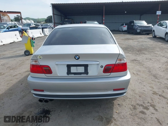 2002 BMW 3 Series 330Ci with VIN WBABN53492JU28231, listed as a IAAI auction lot 41841465 with 107,510 mi miles and . Bid and sale history available at carsss.com. Image 17.