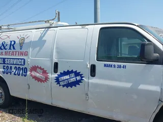 2011 Chevrolet Express Cargo with VIN 1GCWGGCA2B1129681, listed as a IAAI auction lot 42108056 with Not provided miles and . Bid and sale history available at DreamBid. Image 13.