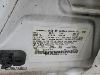 2001 Nissan Altima GXE with VIN 1N4DL01D81C233754, listed as a Copart auction lot 45925075 with 135,522 mi miles and Salvage Title. Bid and sale history available at carsss.com. Image 14.
