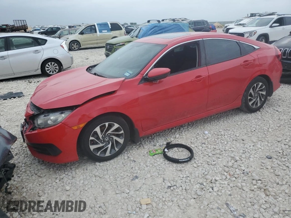2017 Honda Civic EX z VIN 2HGFC2F78HH502412, wystawiony jako Copart lot #51948665 z przebiegiem 133 900 mil mil oraz Szkoda całkowita • Salvage title. Historia ofert i sprzedaży dostępna na DreamBid. Obrazek 1.
