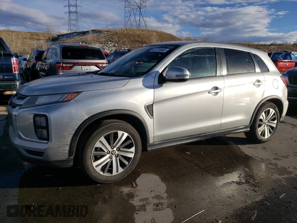2022 Mitsubishi Outlander Sport ES with VIN JA4ARUAU4NU008860, listed as a Copart auction lot 46731665 with 74,824 mi miles and Salvage Title. Bid and sale history available at carsss.com. Image 1.