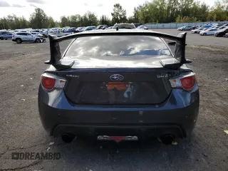 2015 Subaru BRZ Premium with VIN JF1ZCAB18F9602102, listed as a Copart auction lot 75958264 with 72,692 mi miles and Salvage title. Bid and sale history available at DreamBid. Image 6.