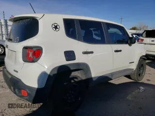 2016 Jeep Renegade Sport with VIN ZACCJBAW8GPC58926, listed as a Copart auction lot 83981934 with 62,818 mi miles and Non Repairable. Bid and sale history available at DreamBid. Image 3.
