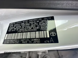 2012 Toyota Yaris L with VIN JTDKTUD36CD523080, listed as a Copart auction lot 44404985 with 134,041 mi miles and Clean Title. Bid and sale history available at carsss.com. Image 10.