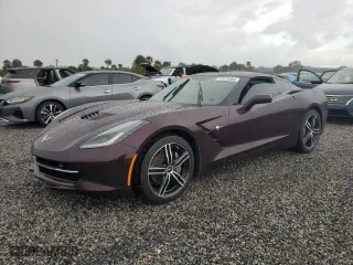 2017 Chevrolet Corvette 2LT with VIN 1G1YD2D78H5112367, listed as a Copart auction lot 73971084 with 0 mi miles and Salvage Title. Bid and sale history available at carsss.com. Image 1.
