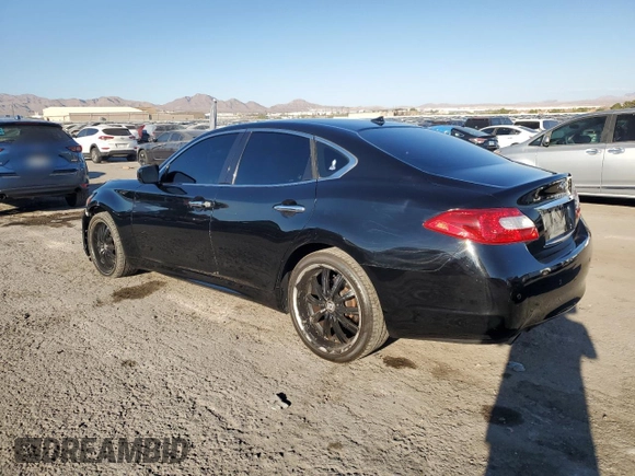 2013 Infiniti M37 with VIN JN1BY1AP9DM511467, listed as a Copart auction lot 73783654 with 220,554 mi miles and Salvage Title. Bid and sale history available at carsss.com. Image 2.