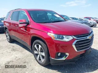 2019 Chevrolet Traverse LT z VIN 1GNERHKW8KJ248190, wystawiony jako IAAI lot #42021236 z przebiegiem 81 069 mil mil oraz . Historia ofert i sprzedaży dostępna na DreamBid. Obrazek 1.