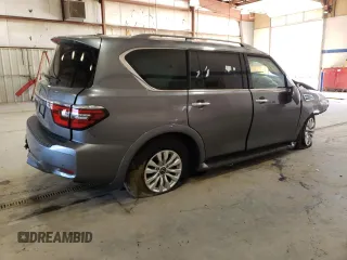 2023 Nissan Armada SV with VIN JN8AY2AD6P9693600, listed as a Copart auction lot 49272165 with Not provided miles and Salvage title. Bid and sale history available at DreamBid. Image 3.
