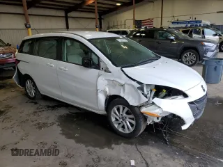 2013 Mazda 5 Sport with VIN JM1CW2BL7D0159232, listed as a Copart auction lot 72409184 with 210,000 mi miles and Salvage Title. Bid and sale history available at DreamBid. Image 4.