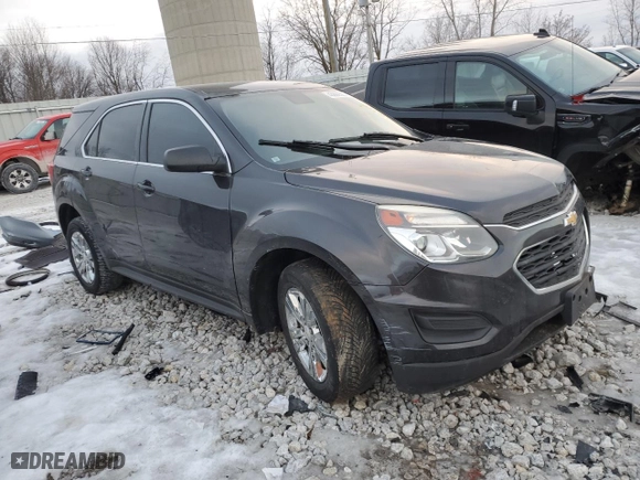 2016 Chevrolet Equinox LS with VIN 2GNFLEEK7G6157381, listed as a Copart auction lot 43899365 with 133,047 mi miles and Salvage Title. Bid and sale history available at carsss.com. Image 4.