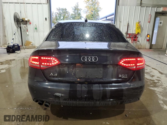 2010 Audi A4 2.0T Premium Plus with VIN WAUHFAFL4AN028586, listed as a Copart auction lot 75097544 with 181,847 mi miles and Salvage Title. Bid and sale history available at carsss.com. Image 6.