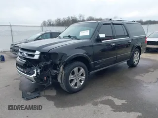 2015 Ford Expedition Max Platinum с VIN 1FMJK1MT9FEF18642, выставлен на аукционе IAAI как лот 41585741 с пробегом 134 911 миль миль и . История ставок и продаж доступна на DreamBid. Изображение 2.