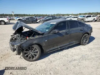 2025 Cadillac CT5 Sport z VIN 1G6DP5RK9S0112073, wystawiony jako Copart lot #49506065 z przebiegiem 7 277 mil mil oraz Szkoda całkowita • Salvage title. Historia ofert i sprzedaży dostępna na DreamBid. Obrazek 1.