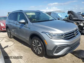 2024 Volkswagen Tiguan S with VIN 3VVRB7AX1RM119905, listed as a Copart auction lot 76241494 with 0 mi miles and Non Repairable. Bid and sale history available at carsss.com. Image 4.