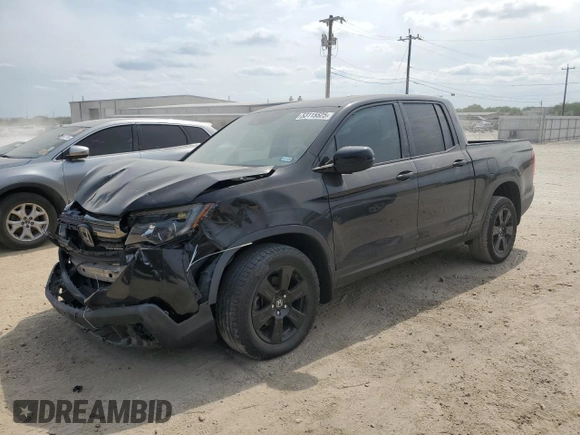 2017 Honda Ridgeline Black Edition with VIN 5FPYK3F81HB033590, listed as a Copart auction lot 53115525 with 128,971 mi miles and Salvage title. Bid and sale history available at DreamBid. Image 1.