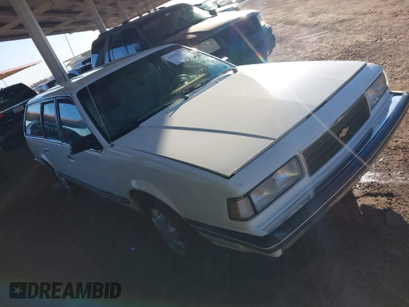 1989 Chevrolet Celebrity z VIN 1G1AW81W1K6142189, wystawiony jako IAAI lot #41816143 z przebiegiem 141 081 mil mil oraz . Historia ofert i sprzedaży dostępna na DreamBid. Obrazek 1.