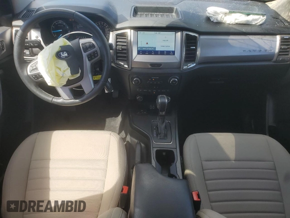 2021 Ford Ranger XL with VIN 1FTER1EH0MLD75309, listed as a Copart auction lot 51147735 with 18,591 mi miles and Salvage title. Bid and sale history available at DreamBid. Image 8.