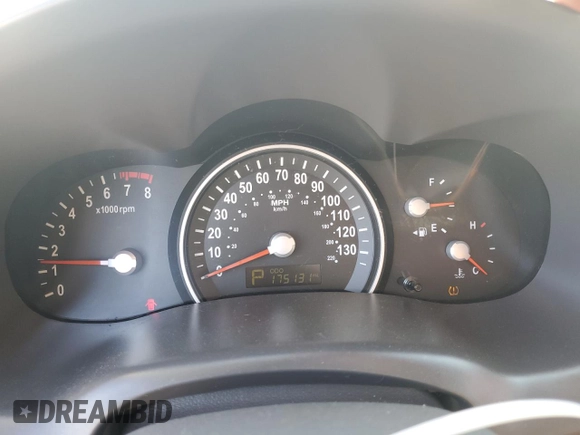 2012 Kia Sedona LX with VIN KNDMG4C70C6499008, listed as a Copart auction lot 76090754 with 175,131 mi miles and Salvage Title. Bid and sale history available at carsss.com. Image 9.
