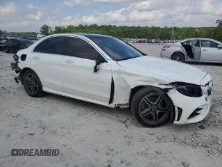 2021 Mercedes-Benz C 300 with VIN W1KWF8EB4MR651866, listed as a Copart auction lot 57775215 with 58,641 mi miles and Non repairable. Bid and sale history available at DreamBid. Image 4.