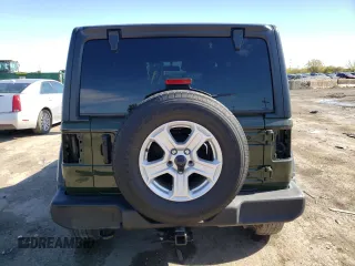 2021 Jeep Wrangler Sport S with VIN 1C4HJXAG0MW577361, listed as a Copart auction lot 75499554 with 39,529 mi miles and Salvage Title. Bid and sale history available at DreamBid. Image 6.