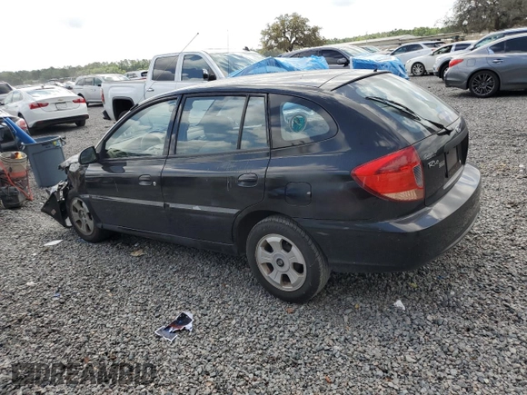2003 Kia Rio with VIN KNADC165036169340, listed as a Copart auction lot 51538975 with 136,054 mi miles and Salvage Title. Bid and sale history available at carsss.com. Image 2.