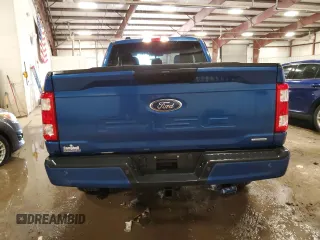 2022 Ford F-150 XL with VIN 1FTEX1EP0NKF25133, listed as a Copart auction lot 49824785 with 50,472 mi miles and Salvage title. Bid and sale history available at DreamBid. Image 6.