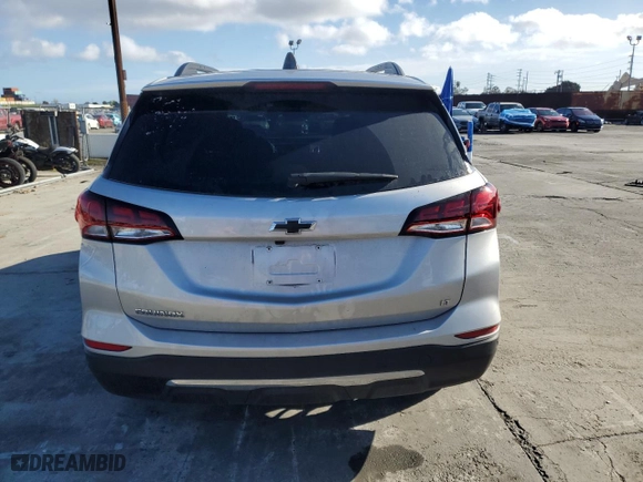 2022 Chevrolet Equinox LT with VIN 3GNAXKEV3NL234327, listed as a Copart auction lot 49132635 with 35,713 mi miles and Salvage Title. Bid and sale history available at carsss.com. Image 6.