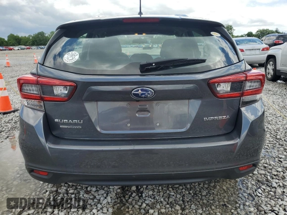 2021 Subaru Impreza with VIN 4S3GTAB6XM3706331, listed as a Copart auction lot 57983005 with 36,160 mi miles and Salvage title. Bid and sale history available at DreamBid. Image 6.