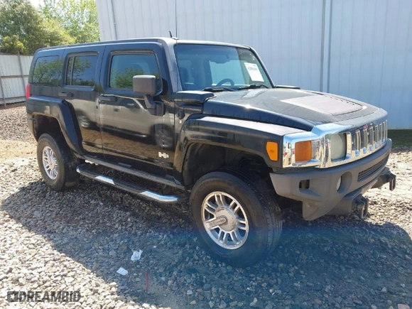 2007 Hummer H3 SUV with VIN 5GTDN13E678121846, listed as a IAAI auction lot 42001601 with 179,088 mi miles. Bid and sale history available at carsss.com. Image 1.