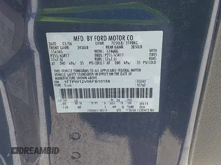 2006 Ford F-150 XLT with VIN 1FTPW12V06FB10158, listed as a IAAI auction lot 42458771 with 272,927 mi miles and . Bid and sale history available at DreamBid. Image 9.