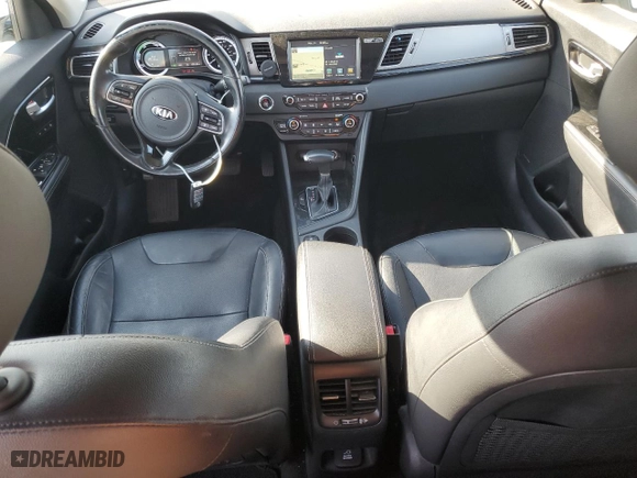 2017 Kia Niro Touring with VIN KNDCE3LC2H5079191, listed as a Copart auction lot 50053415 with 123,138 mi miles and Salvage Title. Bid and sale history available at carsss.com. Image 8.