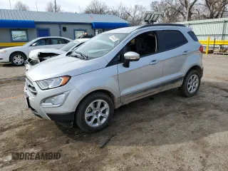 2022 Ford EcoSport SE z VIN MAJ6S3GL6NC473712, wystawiony jako Copart lot #43293263 z przebiegiem 2291 mil mil oraz Szkody całkowita. Historia ofert i sprzedaży dostępna na DreamBid. Obrazek 1.