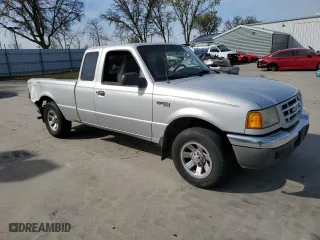 2002 Ford Ranger XL with VIN 1FTYR14U02TA48661, listed as a Copart auction lot 48422755 with 146,784 mi miles and Salvage Title. Bid and sale history available at carsss.com. Image 4.