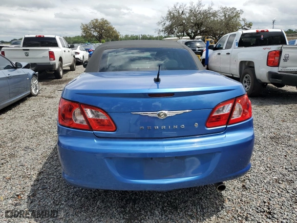 2008 Chrysler Sebring LX with VIN 1C3LC45K88N207972, listed as a Copart auction lot 52366925 with 92,396 mi miles and Salvage Title. Bid and sale history available at carsss.com. Image 6.