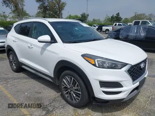 2019 Hyundai Tucson Sport z VIN KM8J33AL5KU021603, wystawiony jako IAAI lot #42153556 z przebiegiem 98 132 mil mil oraz . Historia ofert i sprzedaży dostępna na DreamBid. Obrazek 1.