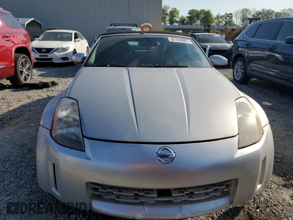 2005 Nissan 350Z Touring z VIN JN1AZ36A95M751810, wystawiony jako Copart lot #55104085 z przebiegiem 99 278 mil mil oraz Szkoda całkowita • Salvage title. Historia ofert i sprzedaży dostępna na DreamBid. Obrazek 5.