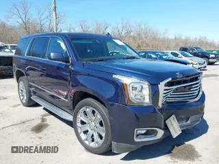 2017 GMC Yukon SLT with VIN 1GKS1BKC9HR356600, listed as a IAAI auction lot 41694218 with 155,855 mi miles. Bid and sale history available at carsss.com. Image 1.