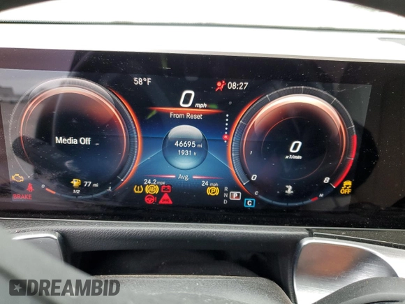 2020 Mercedes-Benz GLB 250 с VIN WDC4M4GB4LW006304, выставлен на аукционе Copart как лот 54451005 с пробегом 46 695 миль миль и Списание • Salvage title. История ставок и продаж доступна на DreamBid. Изображение 9.