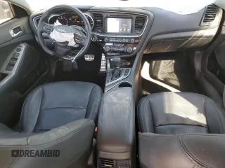 2015 Kia Optima SX Turbo with VIN 5XXGR4A61FG505020, listed as a Copart auction lot 46655565 with 56,939 mi miles and Clean Title. Bid and sale history available at carsss.com. Image 8.