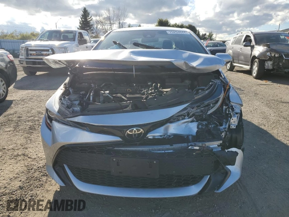 2022 Toyota Corolla Hatchback with VIN JTNK4MBE4N3167797, listed as a Copart auction lot 75254644 with 36,909 mi miles and Salvage Title. Bid and sale history available at carsss.com. Image 5.