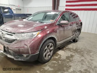 2019 Honda CR-V EX-L with VIN 2HKRW2H83KH657442, listed as a Copart auction lot 45882405 with 54,931 mi miles and Salvage Title. Bid and sale history available at carsss.com. Image 1.